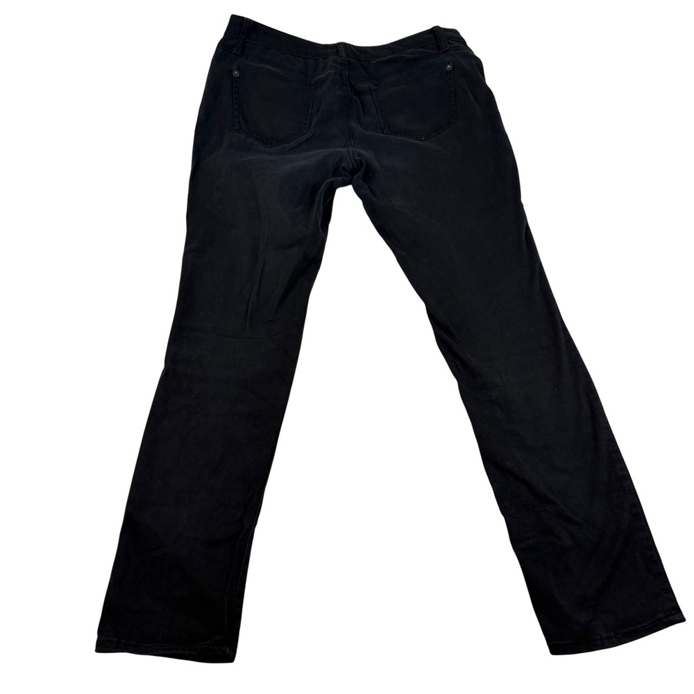 No Boundaries Womens  Black Soot Slim Straight Stretch Pants Size 11 NJ38B791K